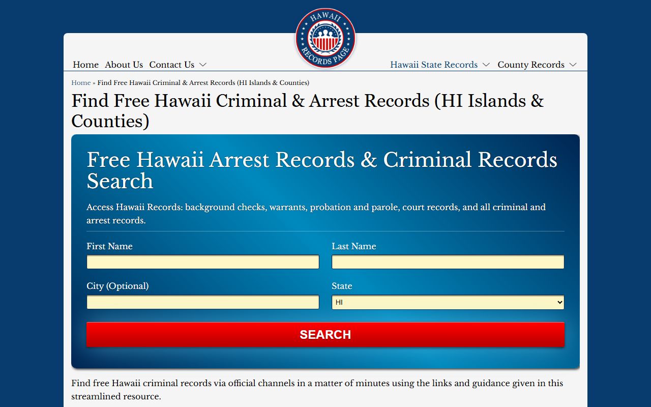 Waipahu Jail Mugshots arrest records info