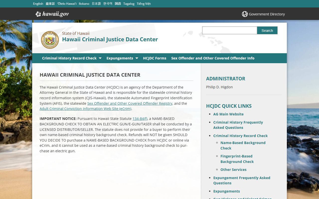 Hawaii Jail Mugshots Criminal Justice Data Center
