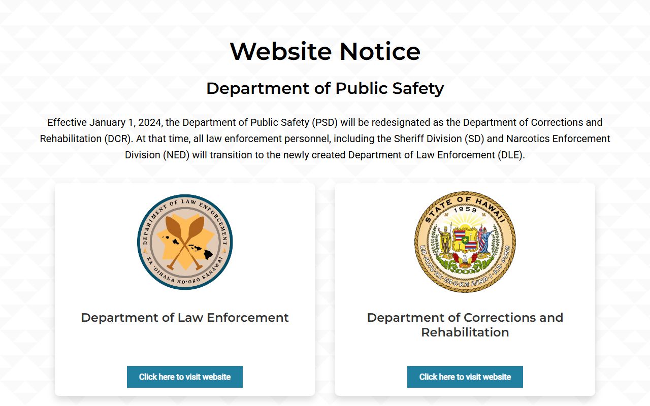 Hawaii Jail Mugshots OCCC visitor guidelines